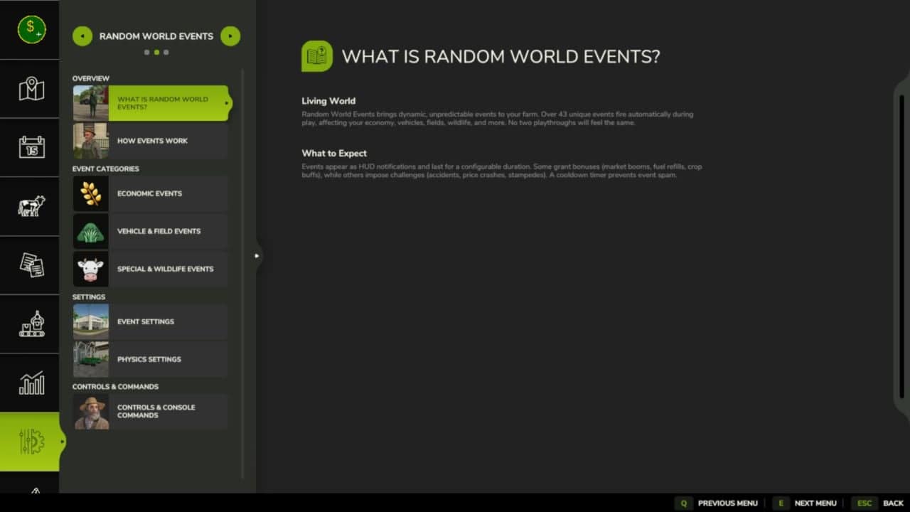 Random World Events V2.3.0.0