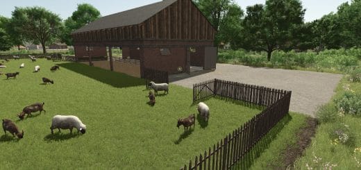 Sheep Goat Barn With Bale Storage V1.0.0.0