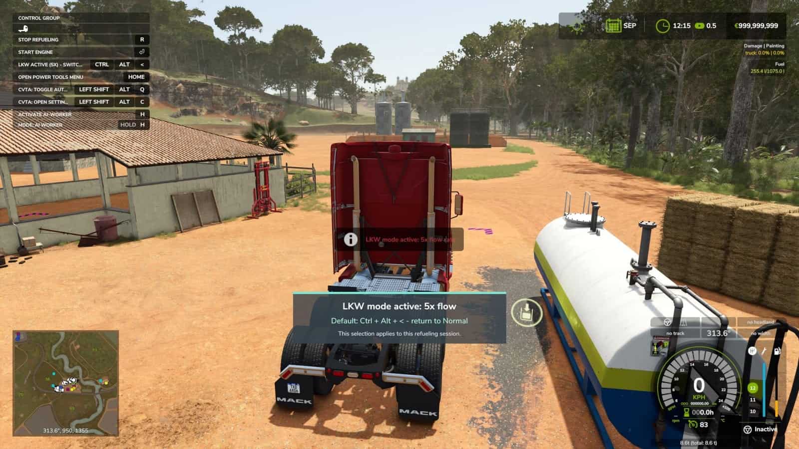 Truck Refueling Speed (5x) V1.0.0.0