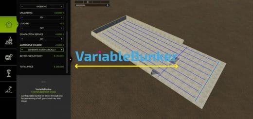 Variable Bunker Silo V1.0.0.0