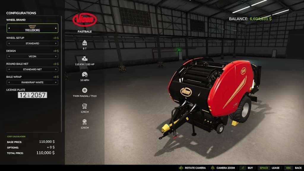 Vicon FastBale speedy v1.8
