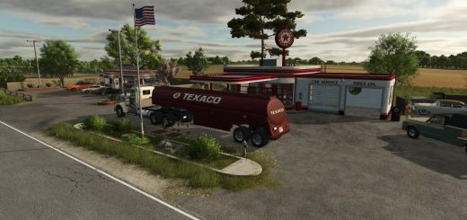 Vintage Texaco Tanker Trailer V1.0
