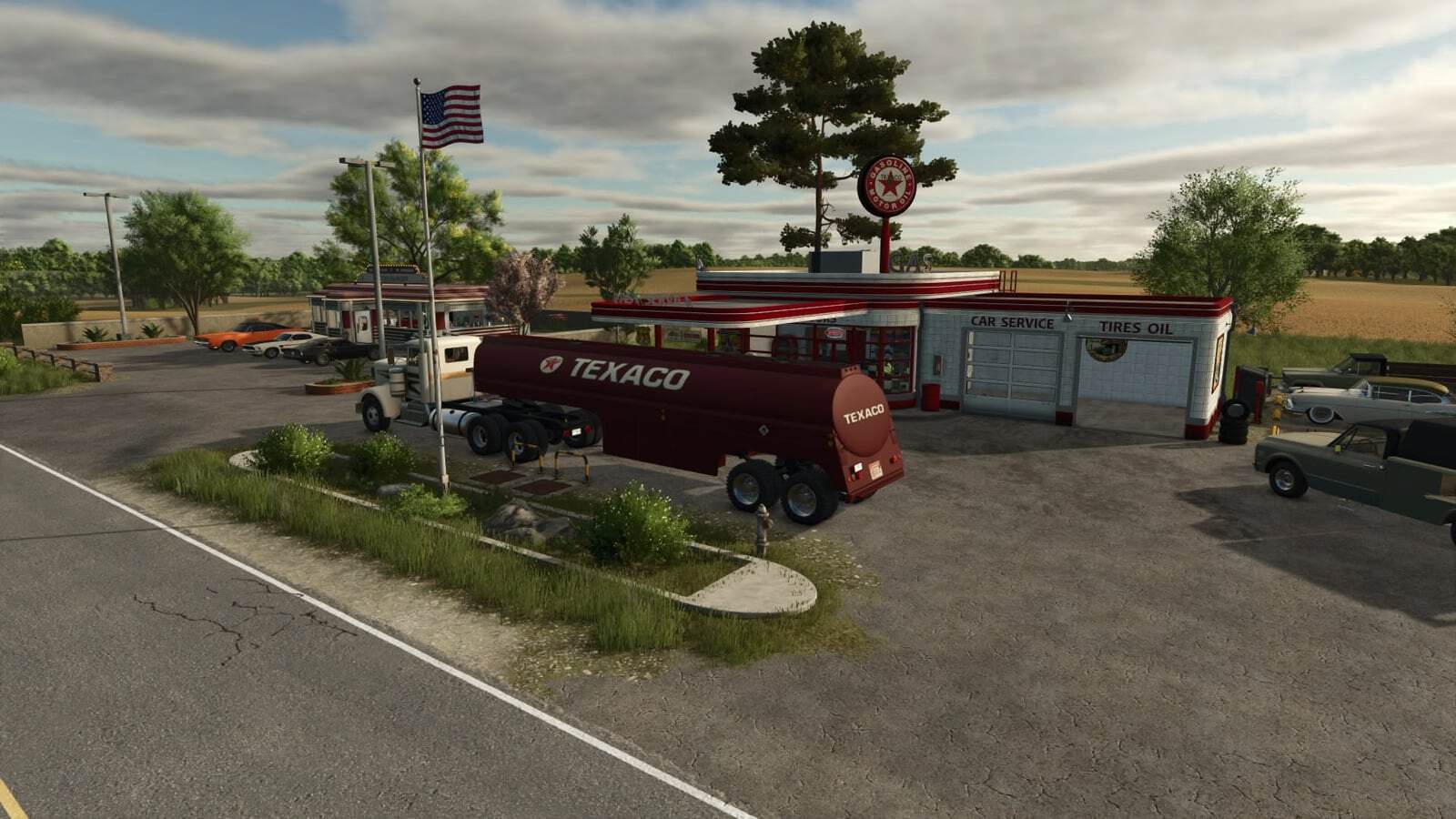 Vintage Texaco Tanker Trailer V1.0