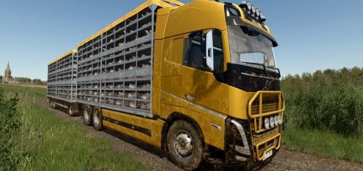 VOLVO FH16 CHICKEN POULTRY TRUCK V1.0.0.0