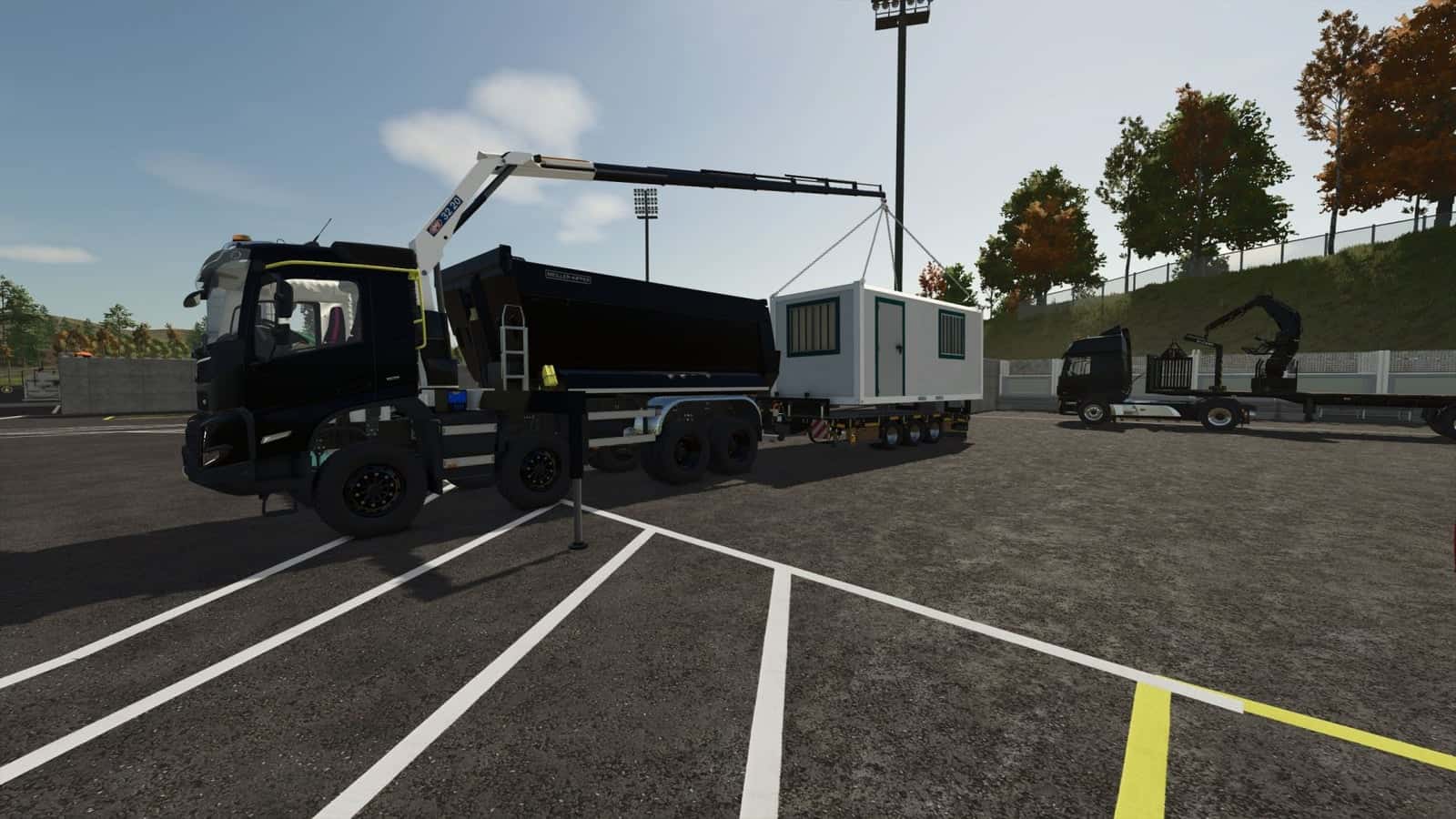 Volvo FMX Tipper HMF 3220 Crane BETA